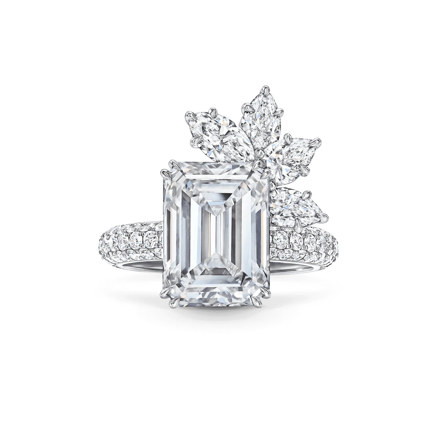 Sovereign Emerald Cut - alternate view